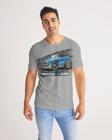 HD - 1967 Chevelle SS Marina Blue (Gray) Men's Tee